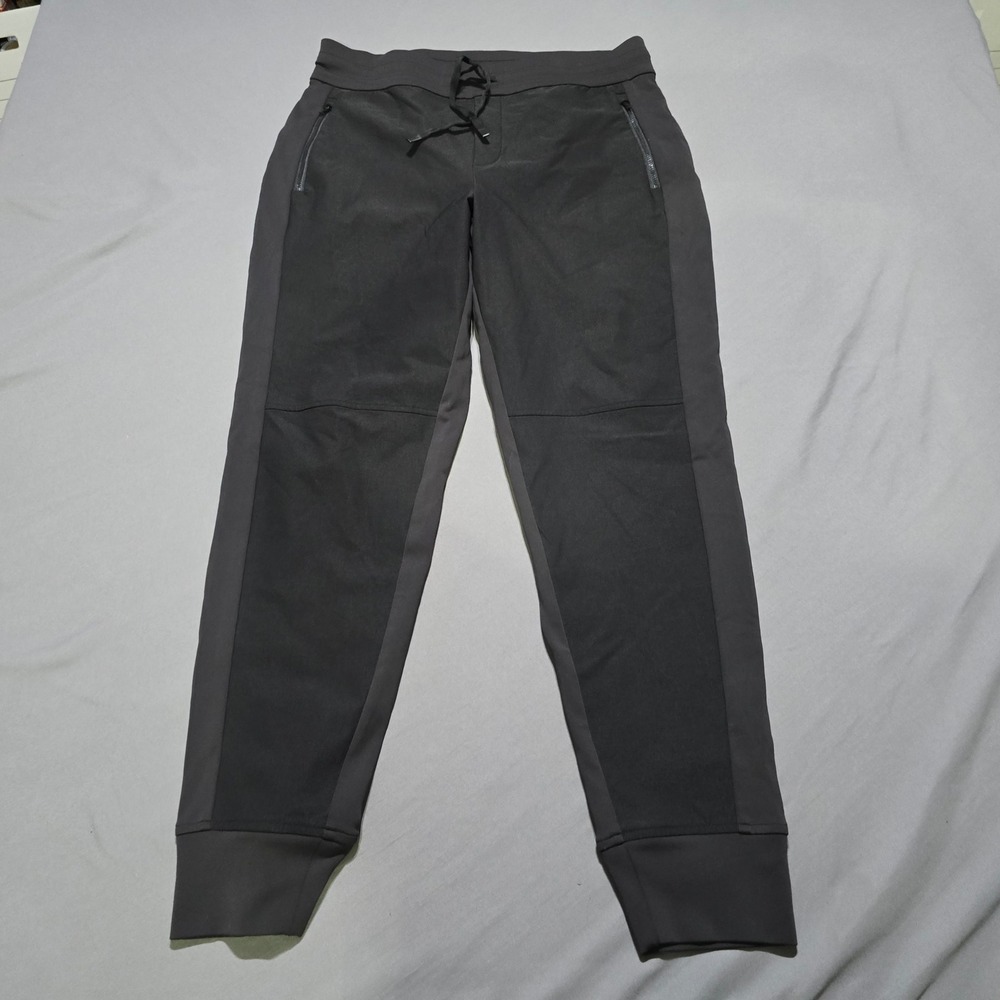 Athleta Joggers Womens 10 black Headlands Hybrid Trek Tapered Pants